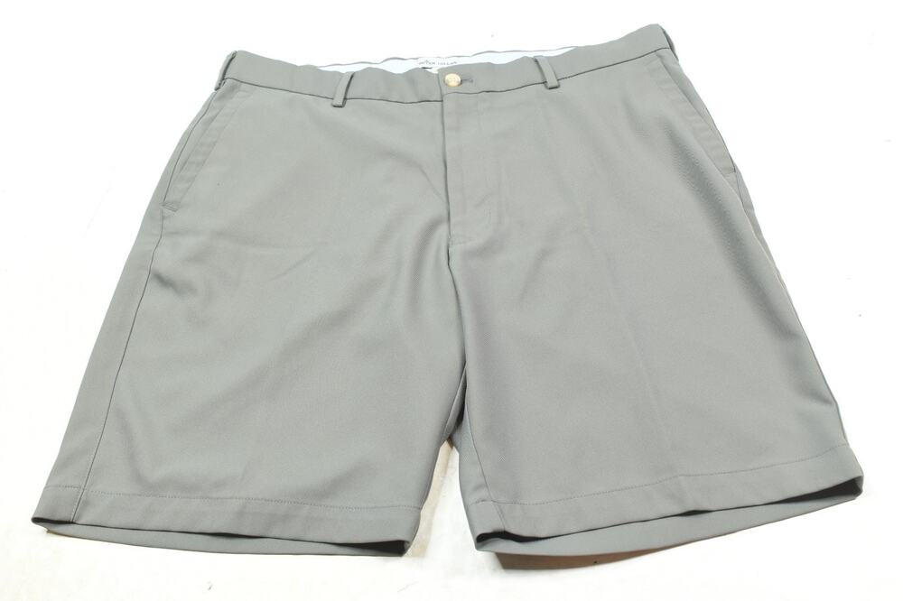 Peter Millar Salem High Drape Performance Shorts Mens 36 Gray Stretch Golf